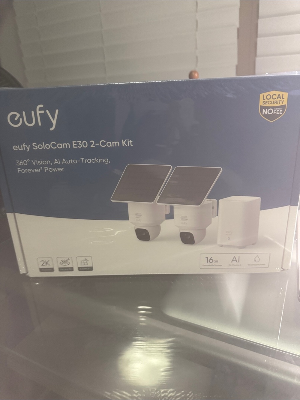 eufy SoloCam E30 2-Cam Kit - White Wireless Security Cameras